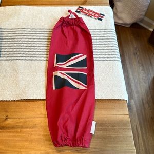 Union Jack British Hanging Plastic Bag Holder